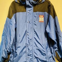 FOX 26 News Port Authority Signature Waterproof Blue/Black SIZE - SMALL
