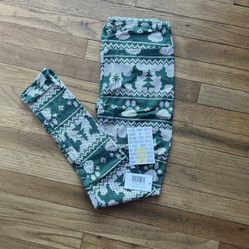 NWT LuLaroe Leggings OS  Christmas Dogs