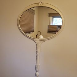 Antique Cast Hanging Wall Mirror