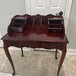 Cherry wood desk