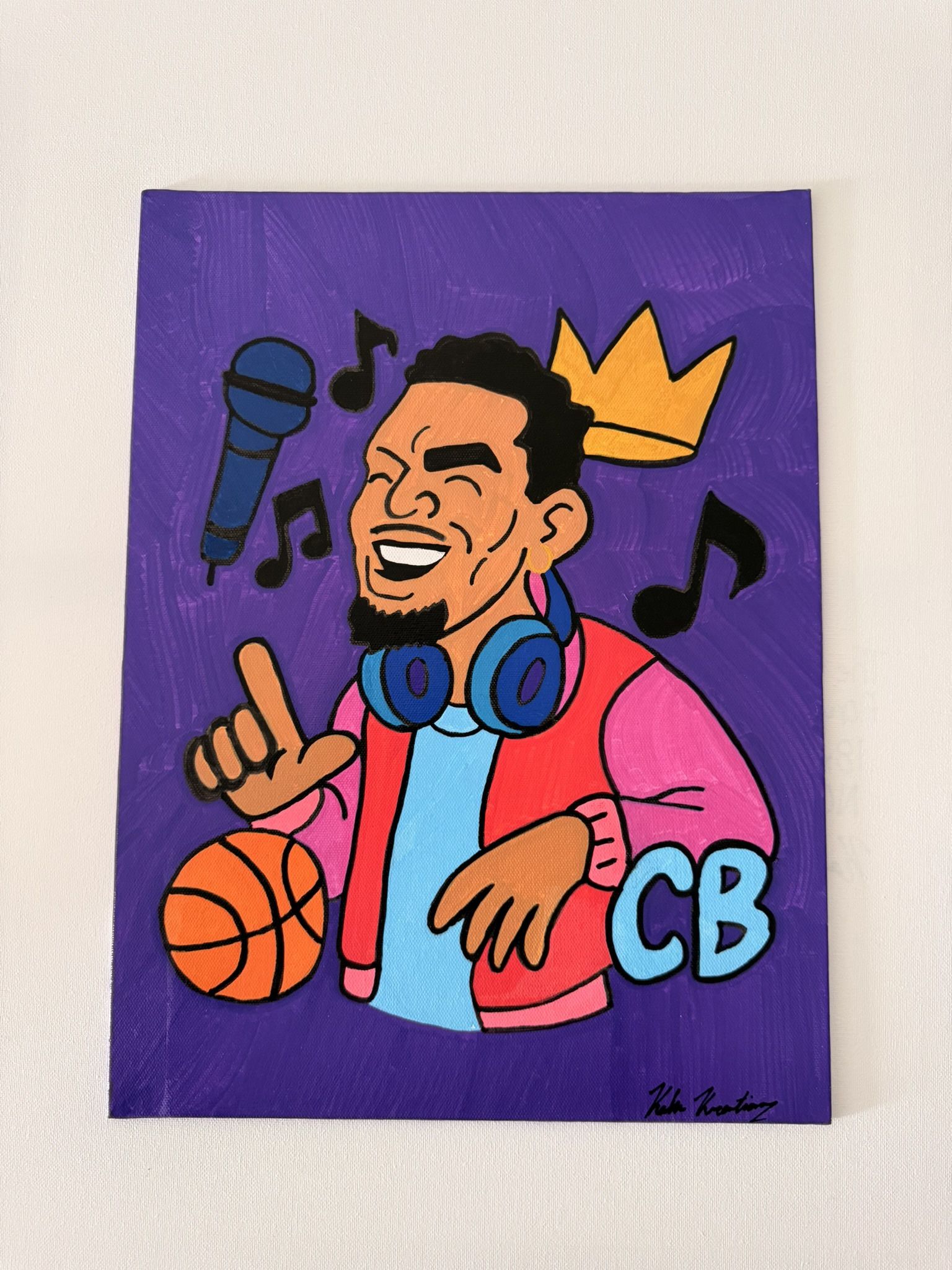 Original Painting – Colorful Pop Art – 11x14