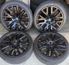 Gmc Yukon Denali Factory Wheels Tires 24”