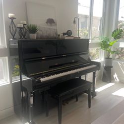Yamaha U1 Silent System Upright Piano 