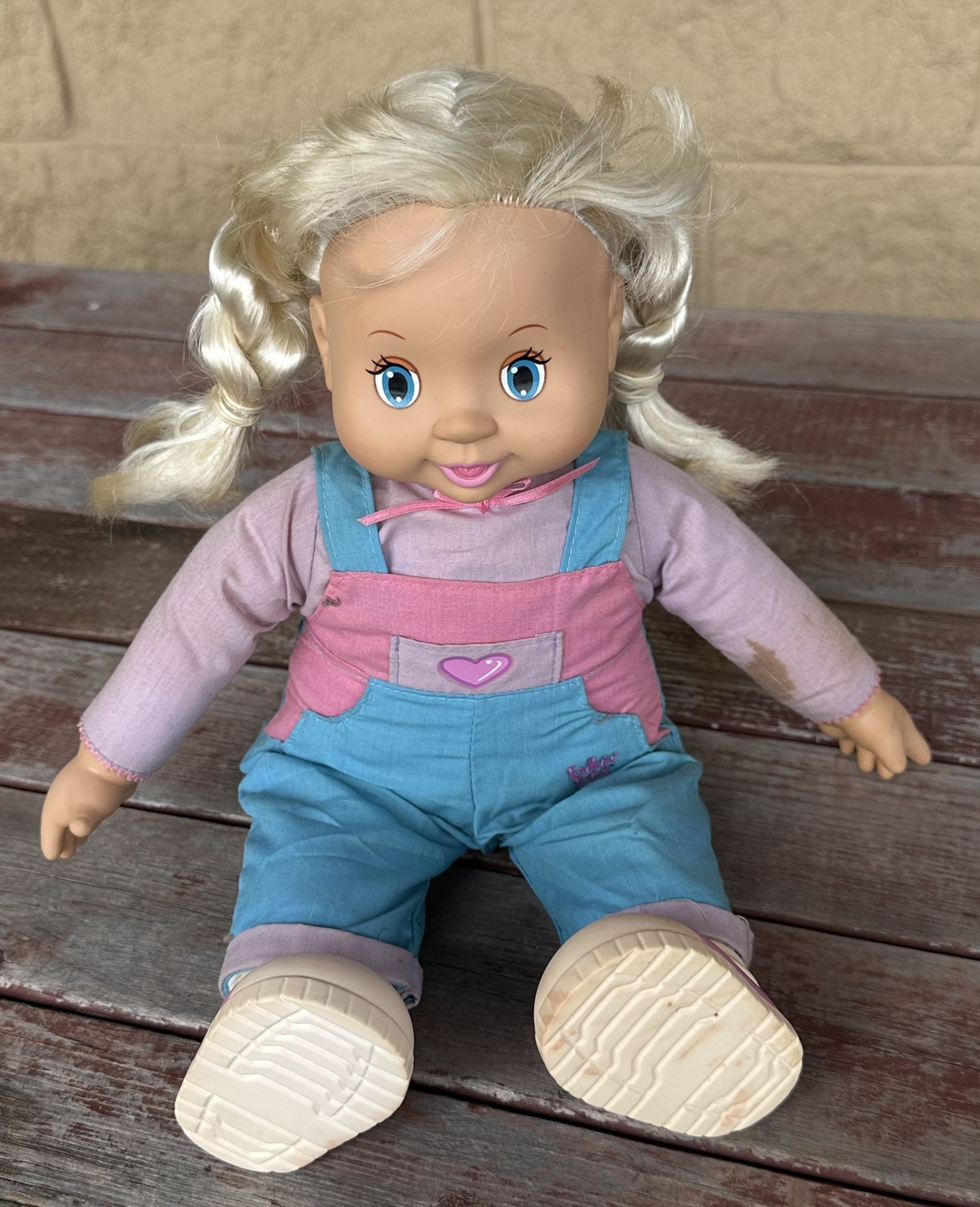 Vintage Baby Doll Talkin Tots Interactive Talking Doll Play By Play 1996