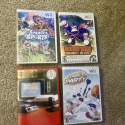 Wii Games Mario History /Donkey Kong All Included 