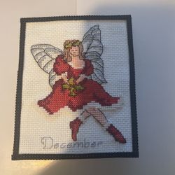 Cross Stitch ( December) Magnet 