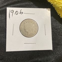 Us Coin 1906 barber nickel