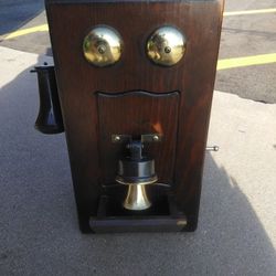 Antique Replica Wooden Phone Cabinet