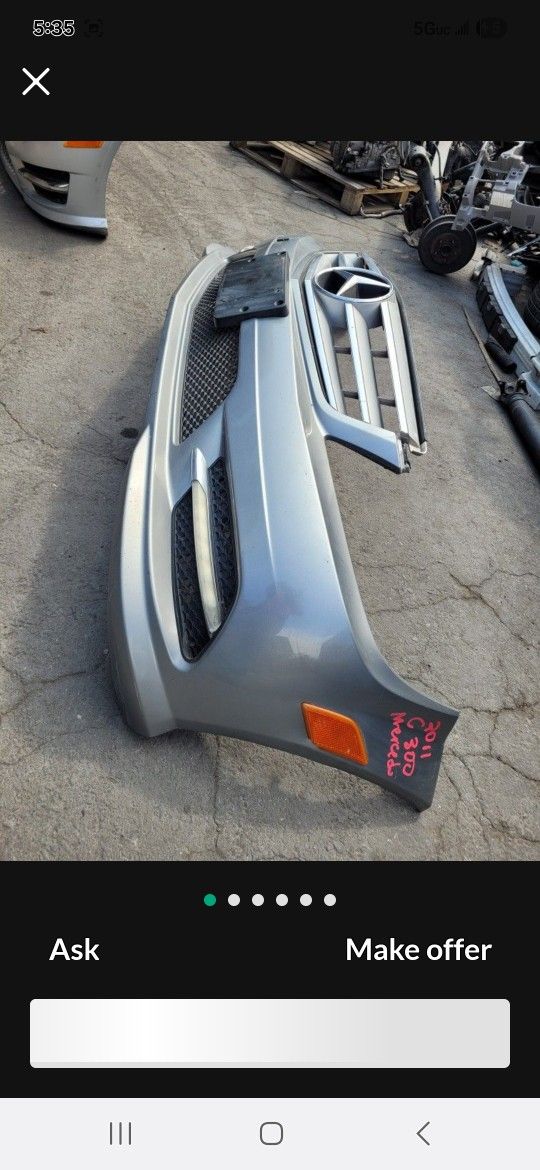2010/2011 Mercedes C300 Front Bumper Cover
