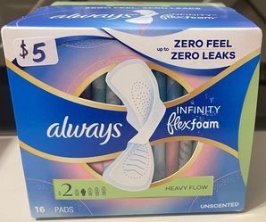 Always infinity flex foam 16 pads