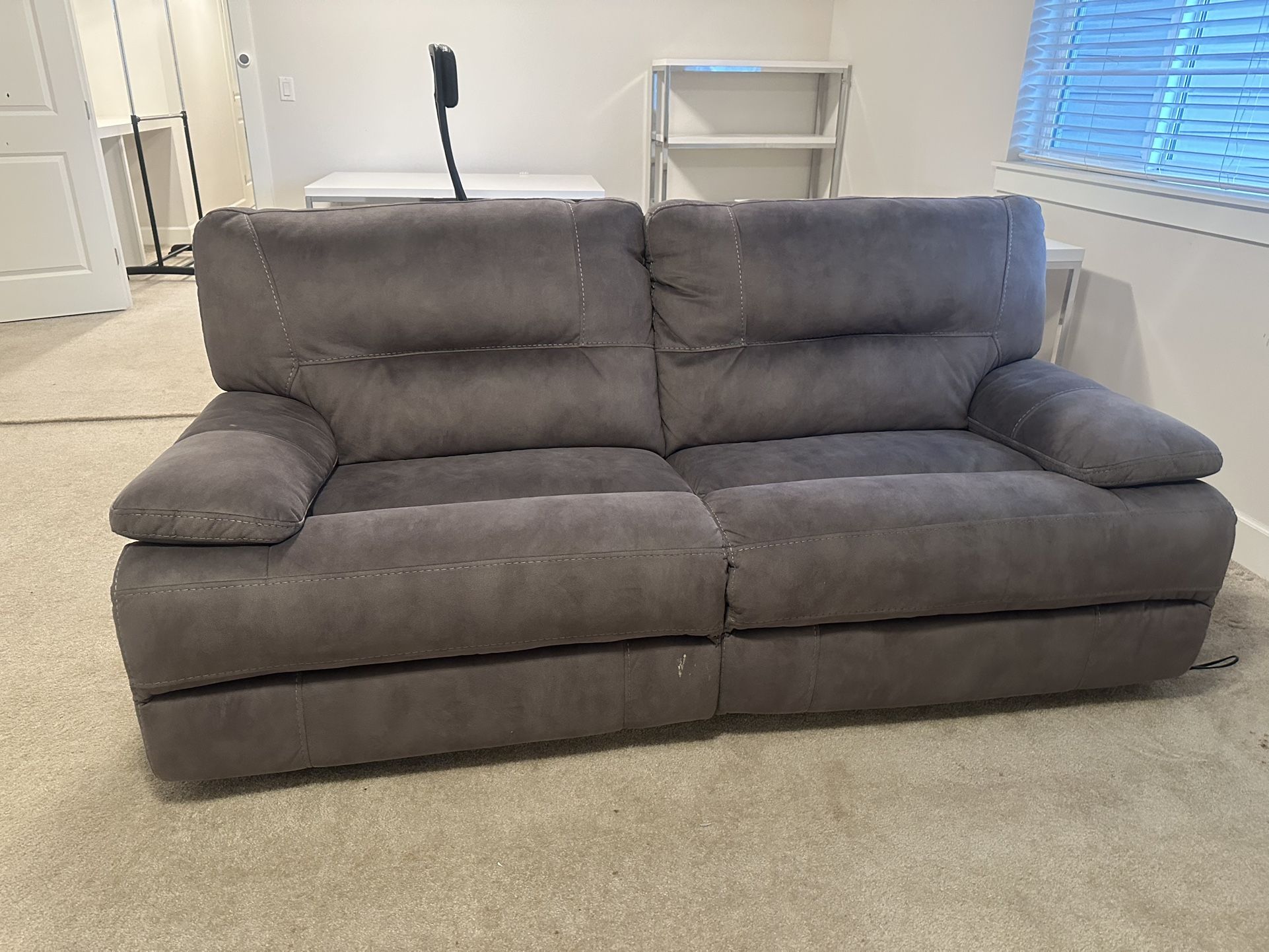 Reclining Sofa Gray