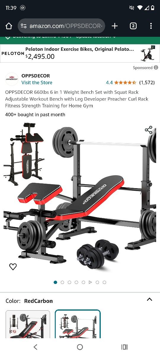 Brand New Weight Bench And Punching Bag