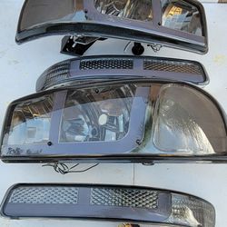 99-06 Gmc Sierra Yukon LED DRL Headlights Luces Micas Calaveras Faros Faroles Focos 