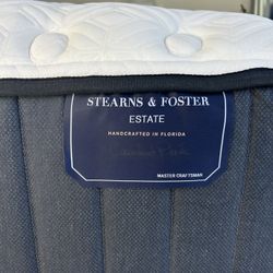 King Stearns & Foster never slept on used to stage home i can deliver or come see first   Luxury Firm   Retail $2,989 Your Price $975 