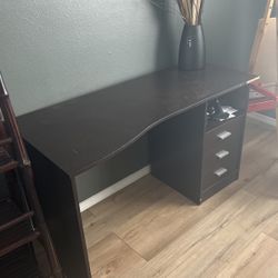 Dark Brown Office Desk