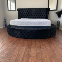 New In Box King Bed Frame +Mattress (Read Description Below)