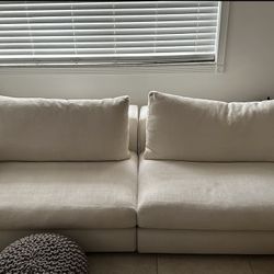  Camerich Sofa/Sectional/Modular Two Piece, White/Cream