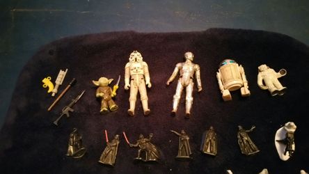 Star wars metal action figures toys