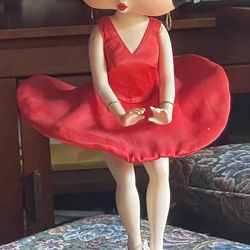 Betty Boop Porcelain Antique Vintage Doll