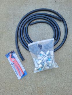 Automotive AC air conditioning fitting and hoses