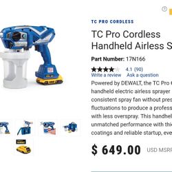 TC Pro Earless Handheld Graco Paint Sprayer