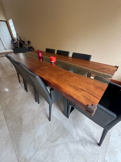 Large dining table