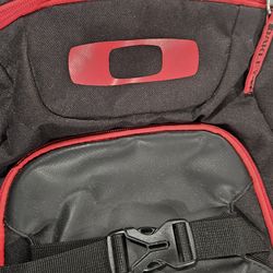 Y2K Black & Red Oakley Large Backpack RARE