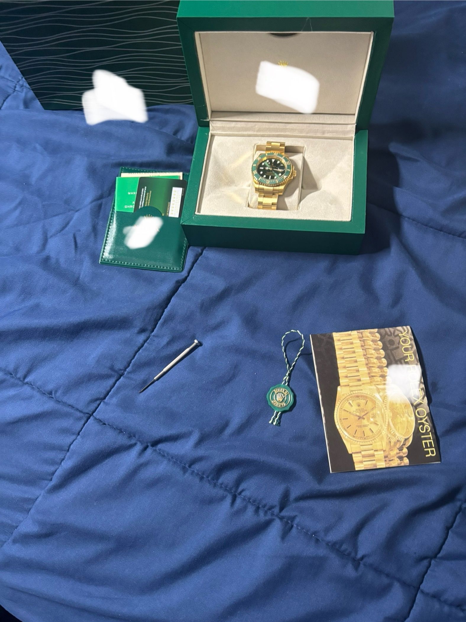 Brand New Green Faced Designer Watch