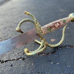 Unsharpened Stainless Steel Sword Replica