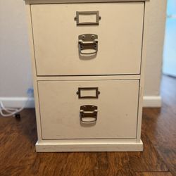 White Filing Cabinet