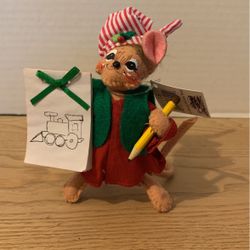 Annalee 2016 Christmas “Workshop Sketching Mouse" #600116  5”  B19