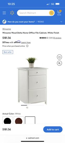 Brand New File Cabinets White