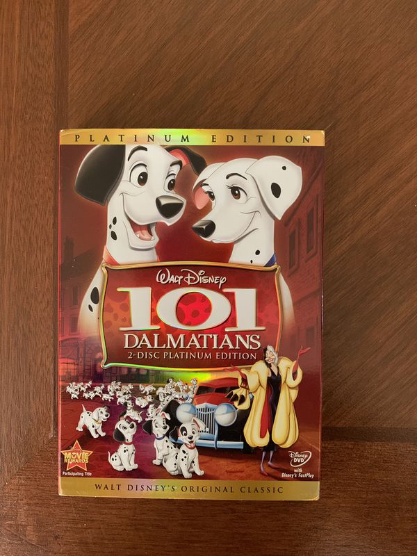 101 Dalmatians Platinum Edition Dvd In Great Condition Really Hard