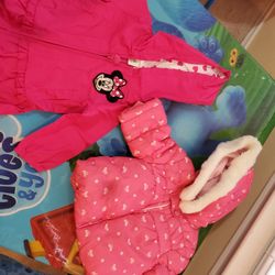 Puffer Jacket And Rain Jacket 0-3months