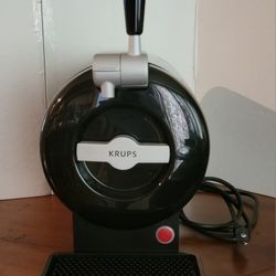KRUPS THE SUB Draught Beer Tap, Model VB65, Black Edition, Beer Dispenser 