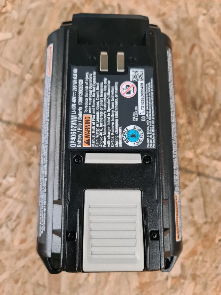 Ryobi 40V Lithium-Ion 6.0 Ah Battery