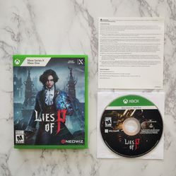 Lies of P for Xbox One/ Series X LIKE NEW AND EXCELLENT CONDITION WOULD TRADE