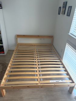IKEA Full Size Bed Frame/Mattress Firm also available!