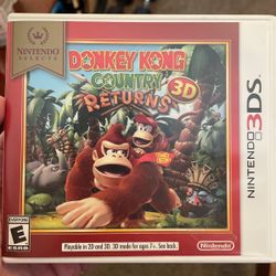 Donkey Kong Country Returns 3DS