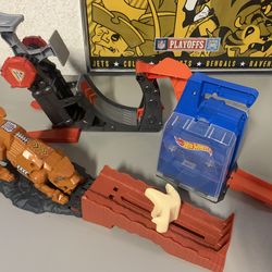 Monster truck & hot wheels toy bundle