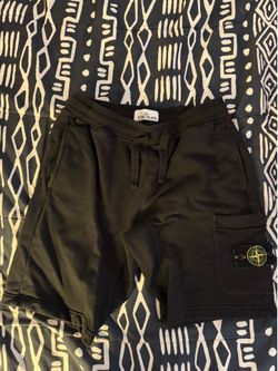 Stone Island Shorts Men’s  Streetwear Hype Luxury Black Sweats Cargo Tech