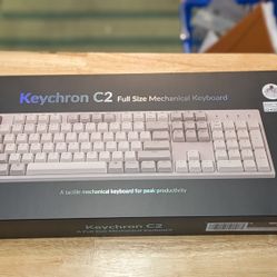 Keychron C2 Mechanical Keyboard – Brown Tactile Switches Retro Color Model C2-K3Z 