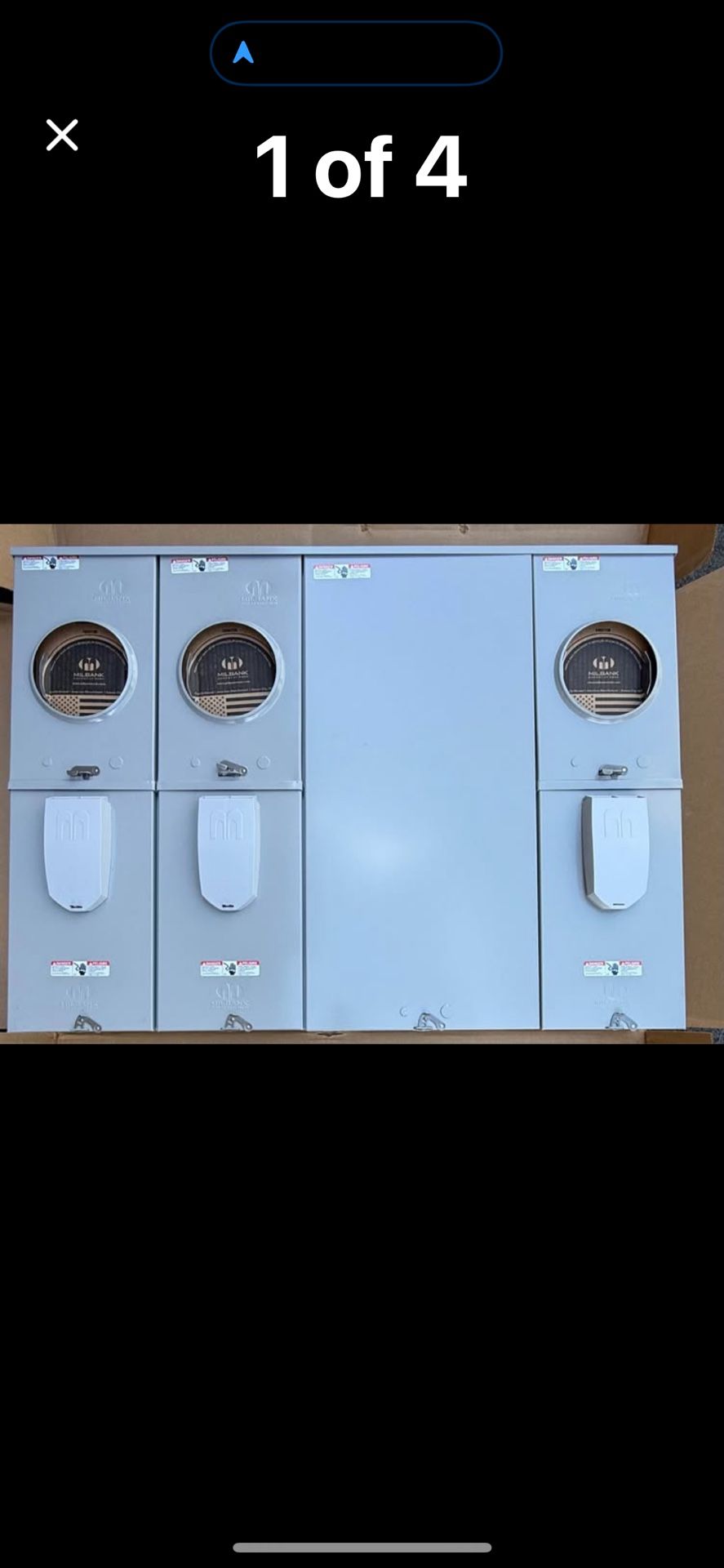3 Gang 200 Amp Per Meter Lever Bypass
