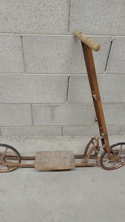 Scooter Vintage Scooter Kids Toy. Collectable