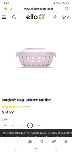Ello Duraglass Leak Proof Lunchbowl. Brand New. I Have Two. 