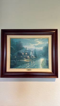 Thomas Kinkade Framed Canvas Print