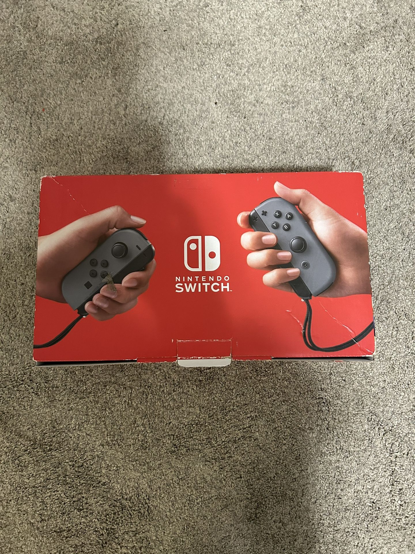 Nintendo Switch With Grey Joy Cons