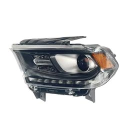 FOR 2016 2017 2018 2019 2020 DODGE DURANGO LEFT SIDE HEADLIGHT HALOGEN HEADLAMP W/ LED RUNNING LAMP