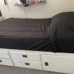 Bed Frame With Drawers 
