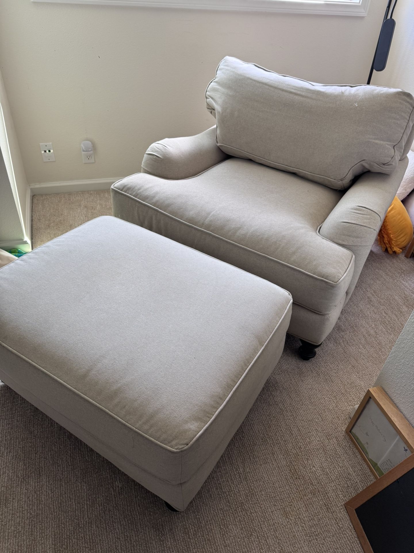 Chair & Ottoman